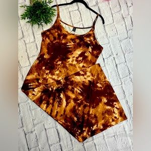 SHEIN Tie Dye Cami Bodycon Dress Size XL